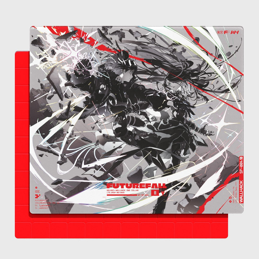 WALLHACK Futurefall - Tempered Glass Mouse Pad