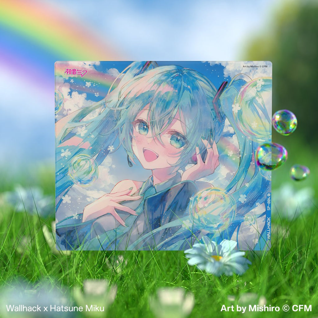 Summer Hatsune Miku 2.0 - Tempered Glass Mouse Pad