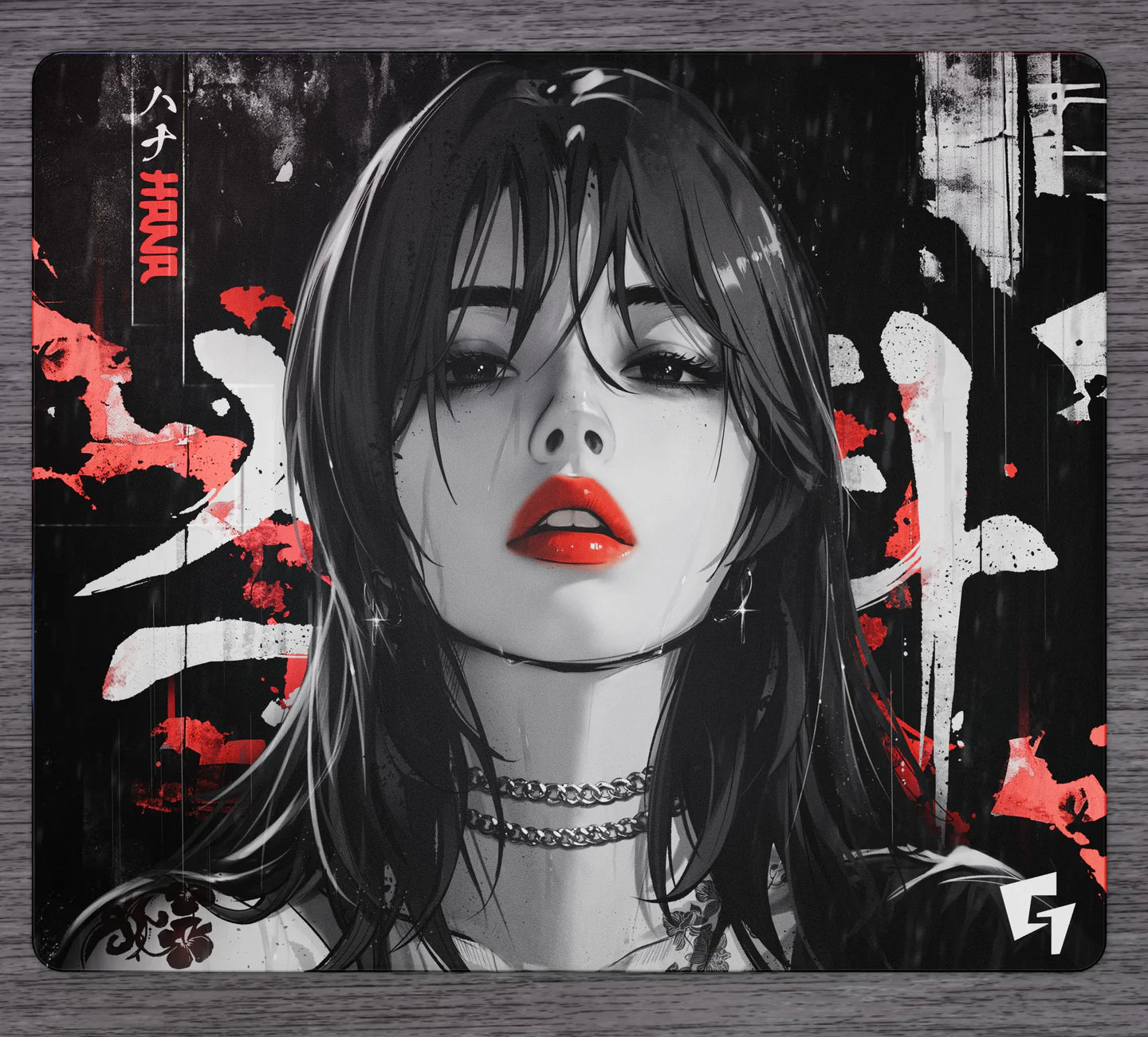 GLSSWRKS Hana - Tempered Glass Mouse Pad