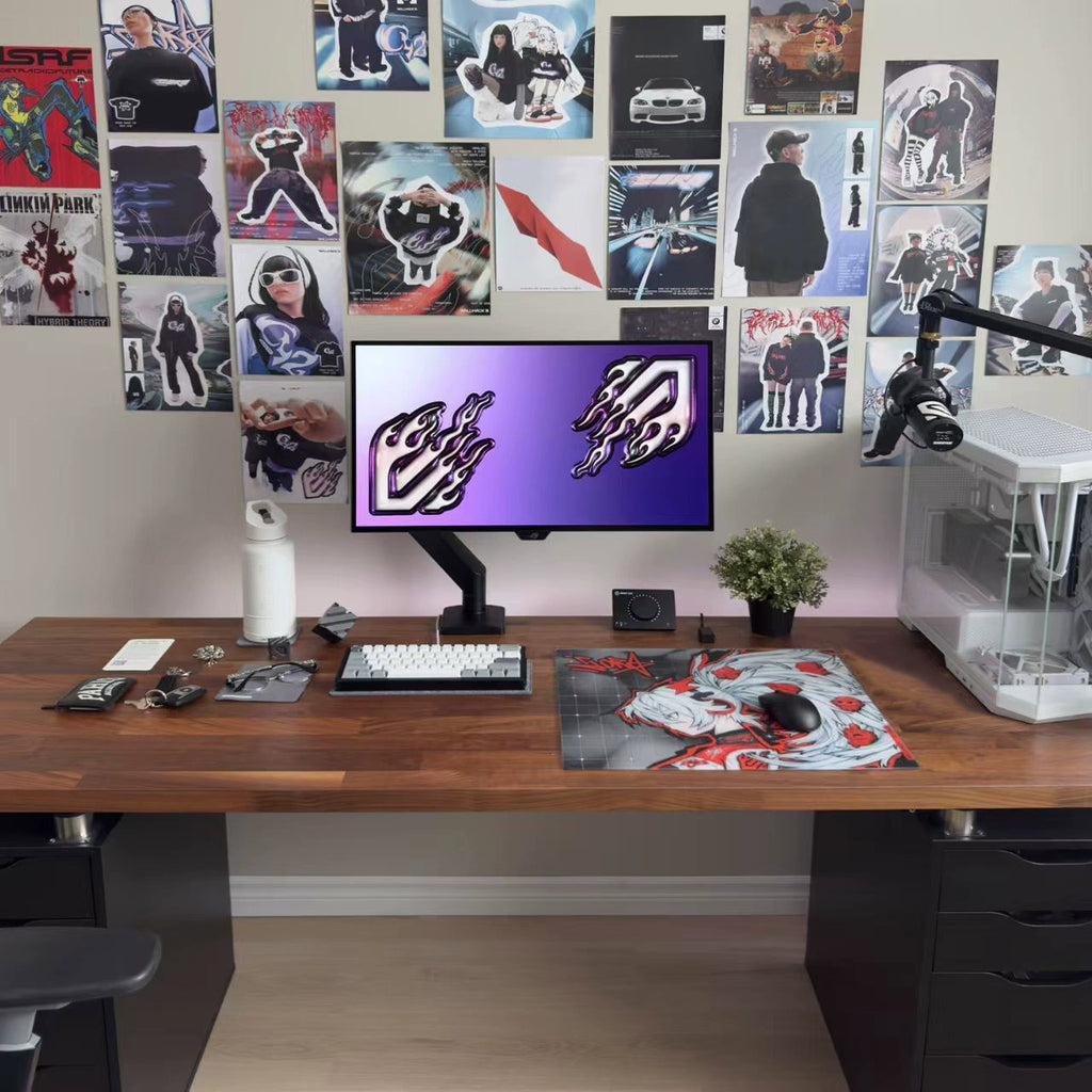 WALLHACK4 Drift Sora - Tempered Glass Mouse Pad