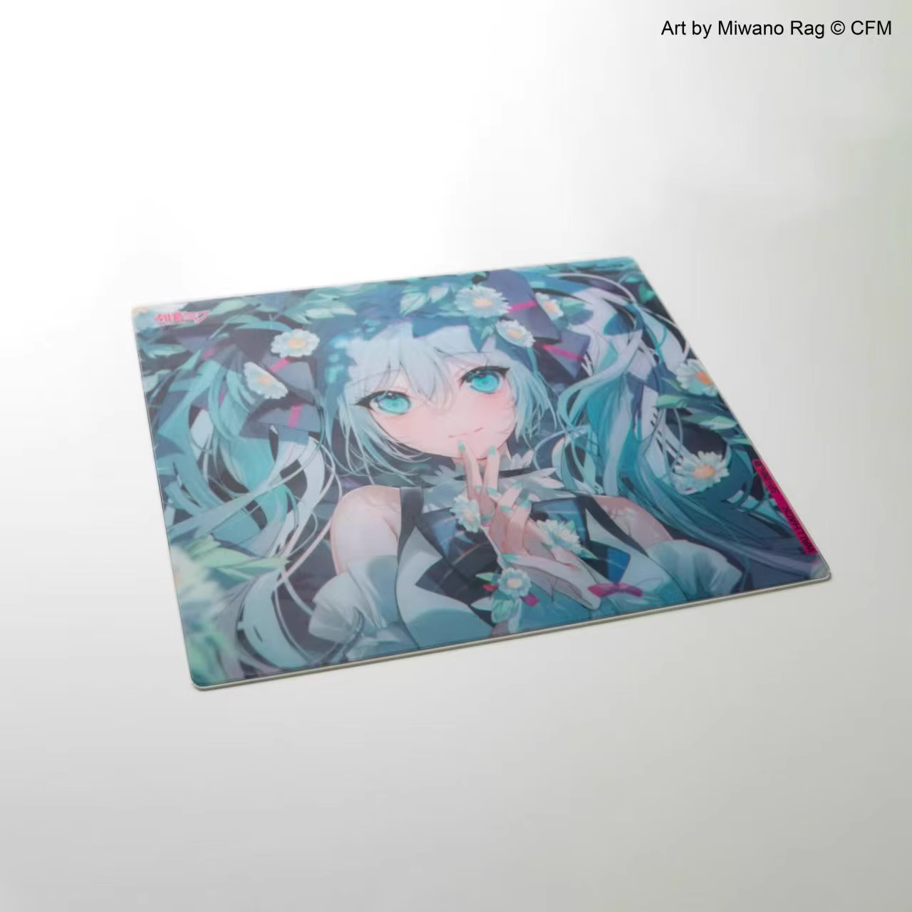 Hatsune Miku - Tempered Glass Gaming Mouse Pad