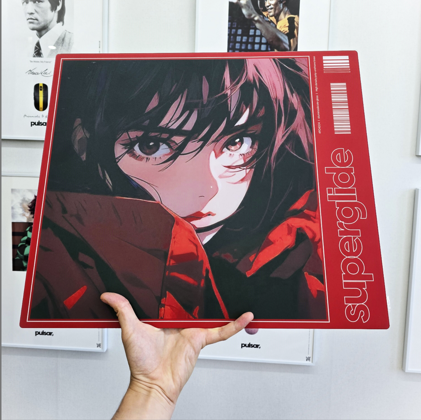 Pulsar & aimerz Limited Edition- Tempered Glass Mouse Pad