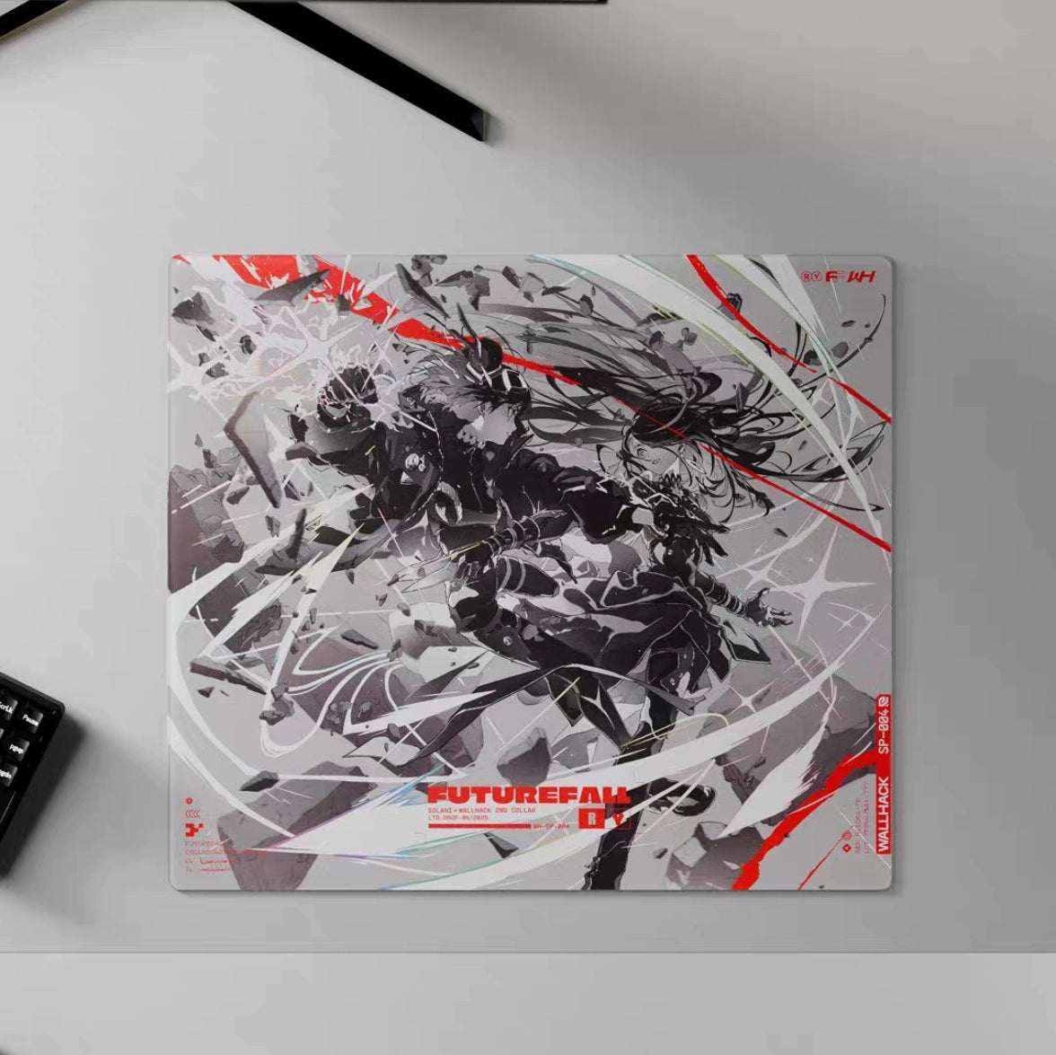 WALLHACK Futurefall - Tempered Glass Mouse Pad
