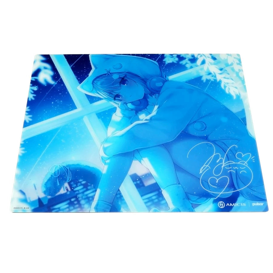 Pulsar × amicis まふゆ - Tempered Glass Mouse Pad