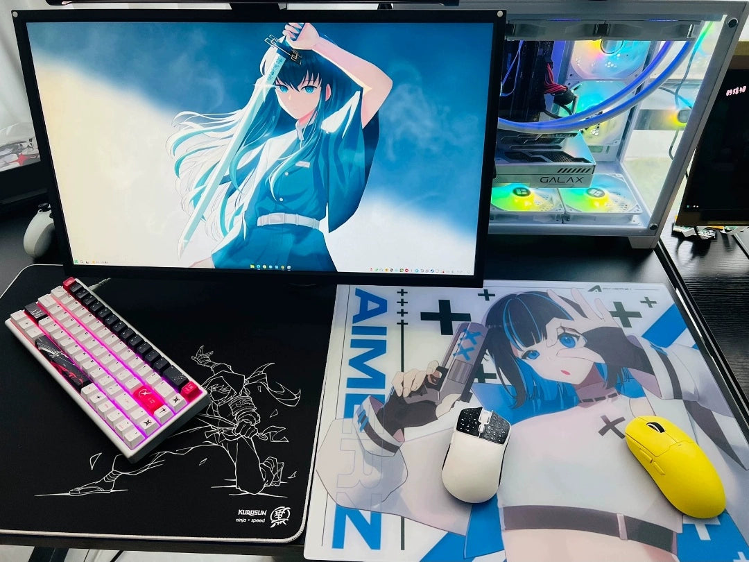Pulsar & aimerz Limited Edition- Tempered Glass Mouse Pad