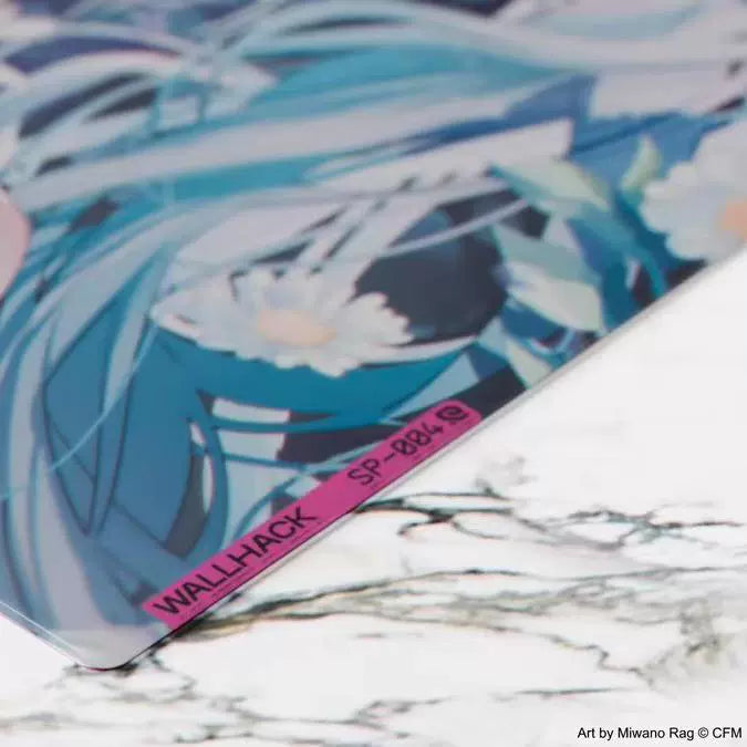 Hatsune Miku - Tempered Glass Gaming Mouse Pad