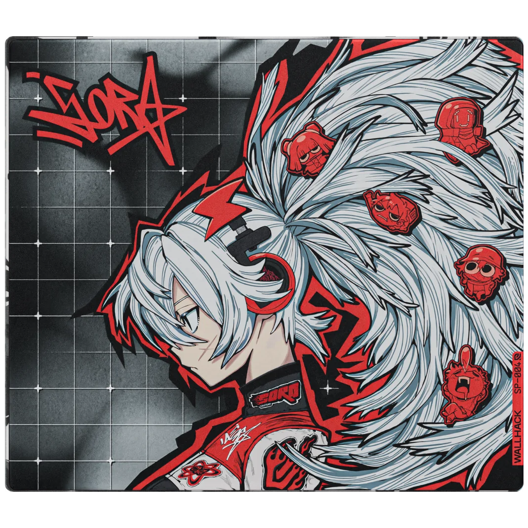 WALLHACK Drift Sora - Tempered Glass Mouse Pad